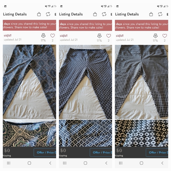 Group of 3 Seamless Capri Leggings size 3x with Tummy Control - Picture 1 of 1